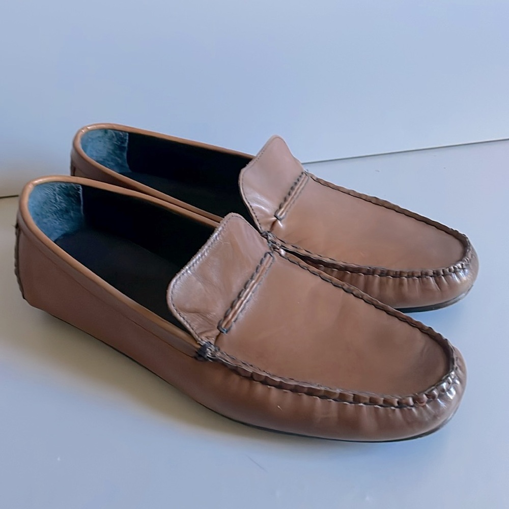 Allen Edmonds Tan Leather Slip-On Loafers